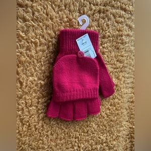 Red Pop Top Gloves - new with tags - One size (Adult)